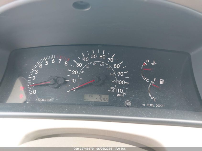 2005 Toyota Corolla Le VIN: 1NXBR32E75Z485483 Lot: 39746670