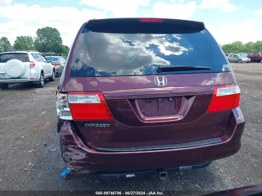 2007 Honda Odyssey Ex-L VIN: 5FNRL386X7B450792 Lot: 39746706