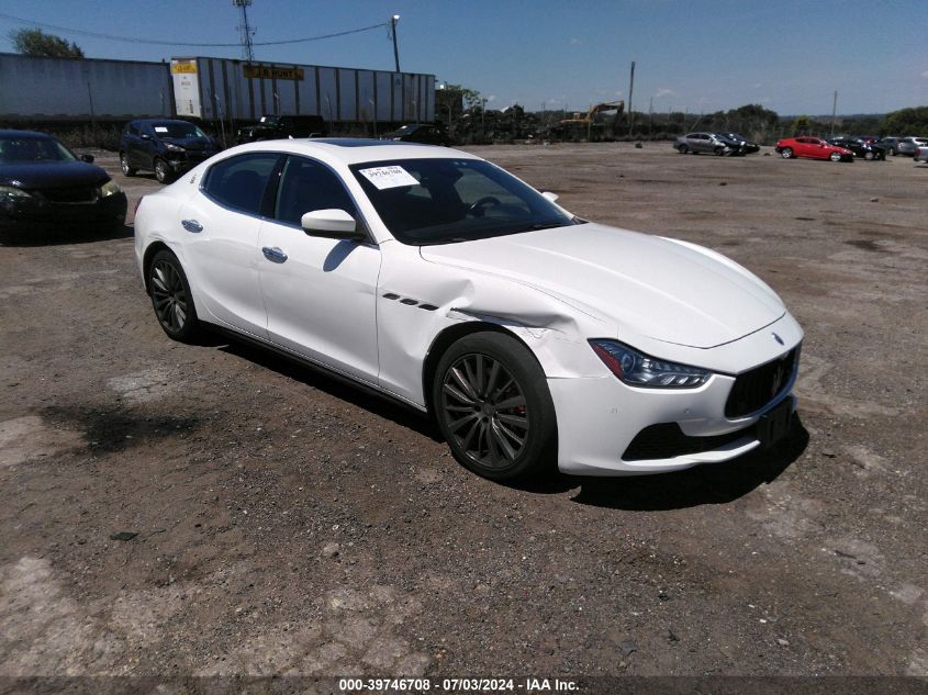 2017 Maserati Ghibli S Q4 VIN: ZAM57RTA2H1237066 Lot: 39746708