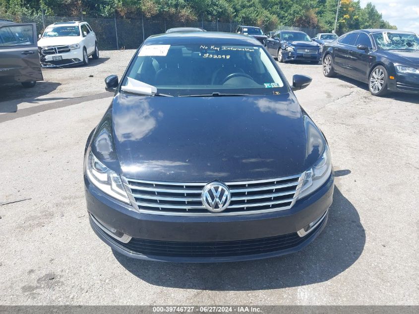 2014 Volkswagen Cc 2.0T Executive VIN: WVWRP7AN3EE532598 Lot: 39746727