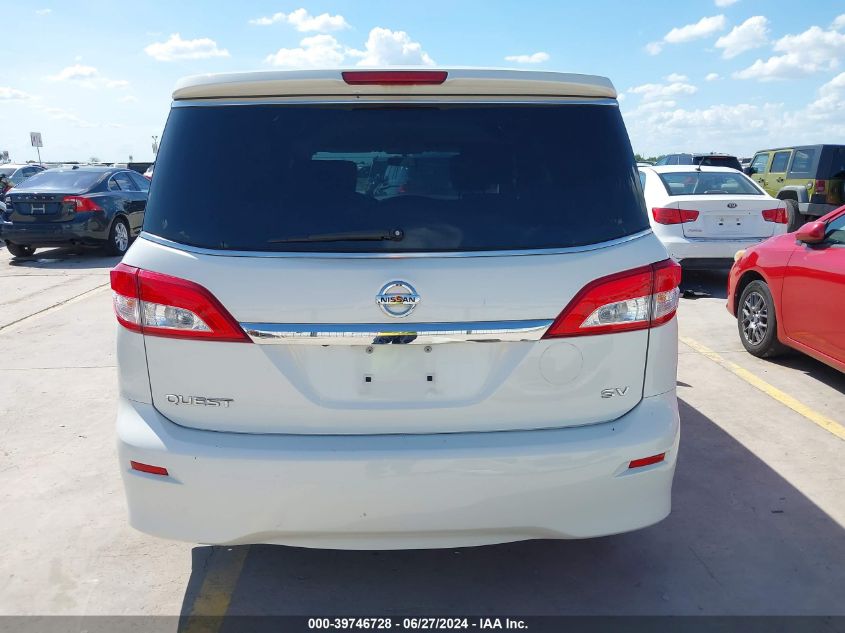 2015 Nissan Quest Sv VIN: JN8AE2KP7F9127901 Lot: 39746728