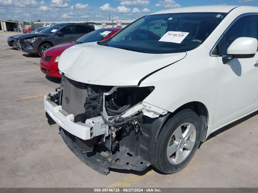 2015 Nissan Quest Sv VIN: JN8AE2KP7F9127901 Lot: 39746728