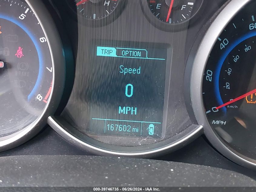 2016 Chevrolet Cruze Limited 1Lt Auto VIN: 1G1PE5SB5G7224337 Lot: 39746735