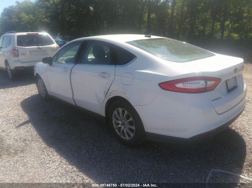 2015 FORD FUSION S - 3FA6P0G75FR193902