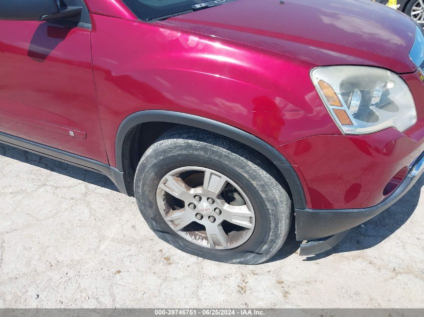 2009 GMC Acadia Sle-1 VIN: 1GKER13D49J177159 Lot: 39746751