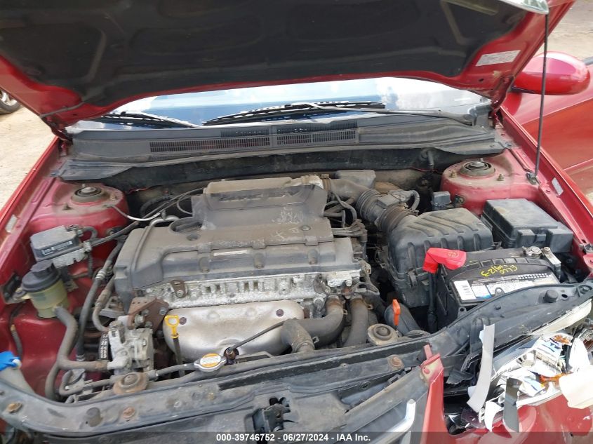 2009 Kia Spectra Ex VIN: KNAFE222195645677 Lot: 39746752