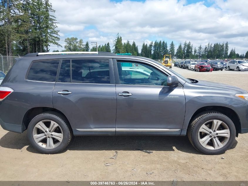 2013 Toyota Highlander Limited V6 VIN: 5TDDK3EH4DS187046 Lot: 39746763