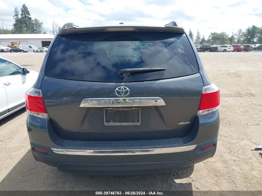 2013 Toyota Highlander Limited V6 VIN: 5TDDK3EH4DS187046 Lot: 39746763