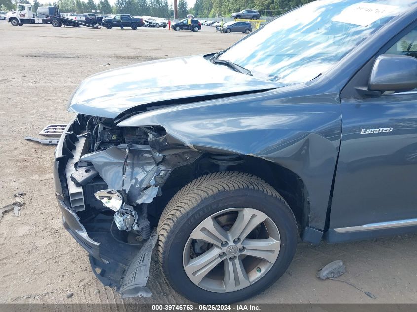 2013 Toyota Highlander Limited V6 VIN: 5TDDK3EH4DS187046 Lot: 39746763