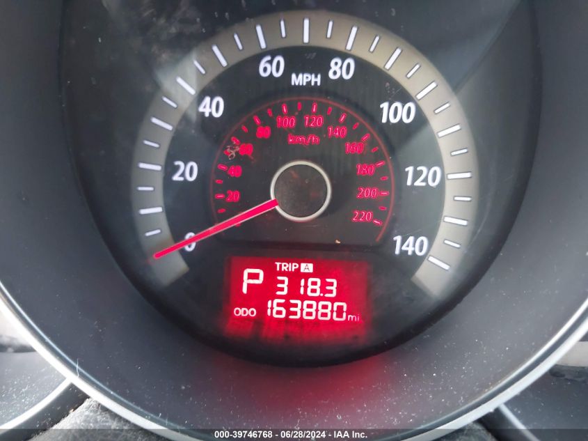 2010 Kia Forte Ex VIN: KNAFU4A2XA5132061 Lot: 39746768