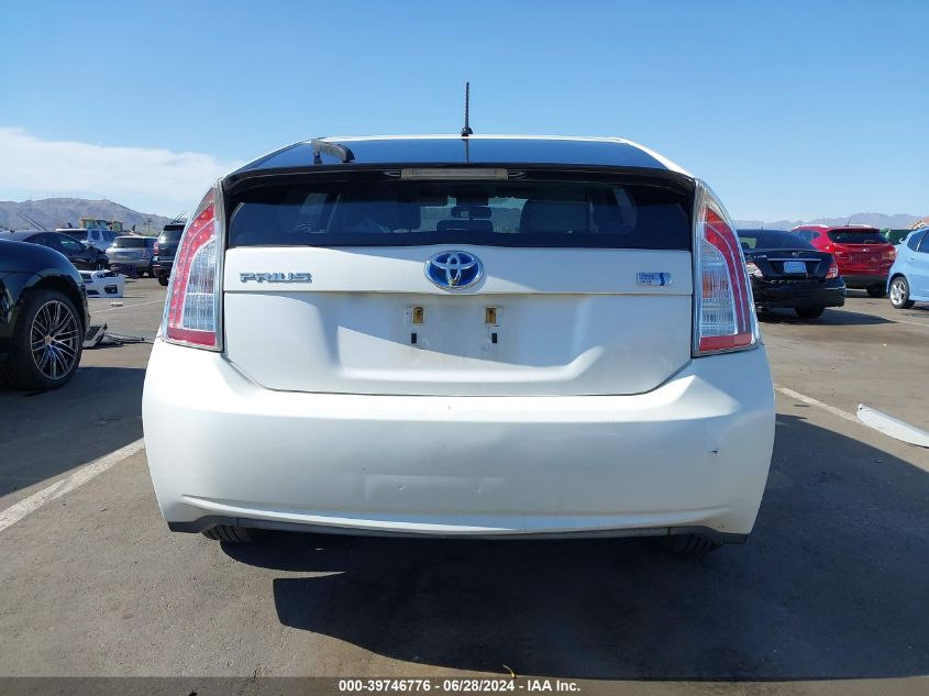 2013 Toyota Prius VIN: JTDKN3DU5D5572411 Lot: 39746776