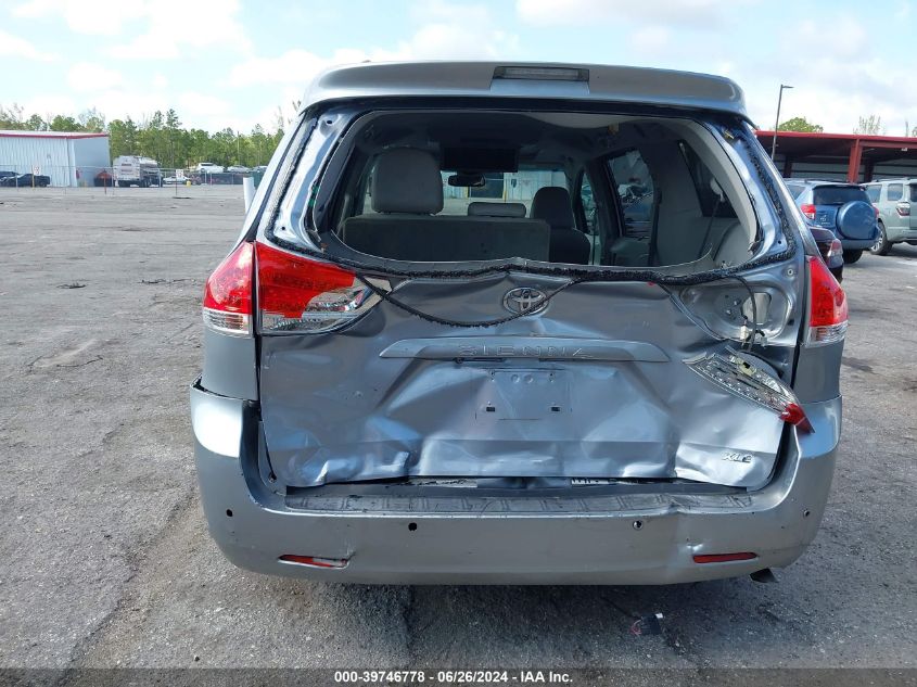 5TDYK3DCXCS184318 2012 Toyota Sienna Xle V6 8 Passenger