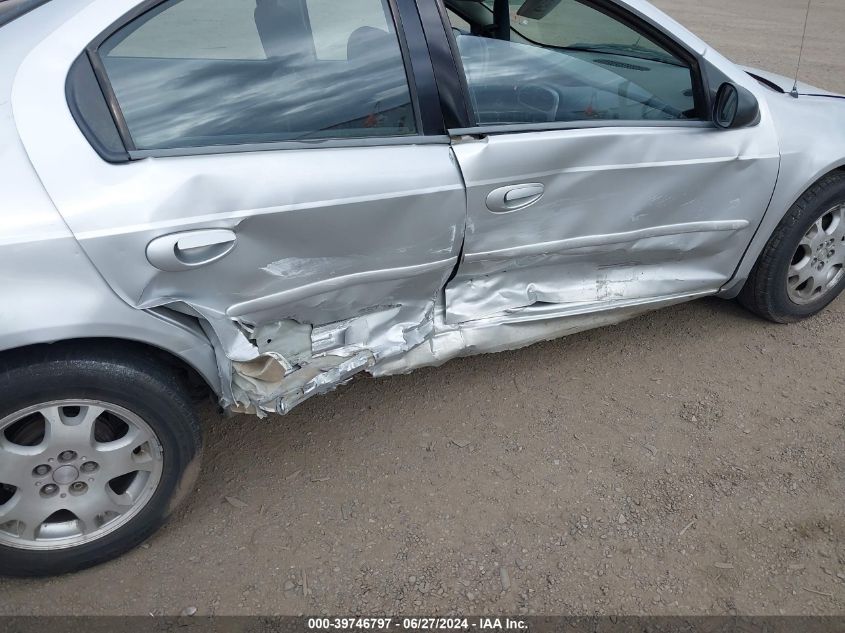 2004 Dodge Neon Sxt VIN: 1B3ES56C34D545284 Lot: 39746797