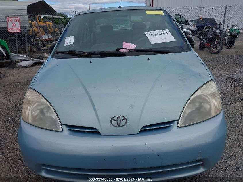 2001 Toyota Prius VIN: JT2BK12U110037772 Lot: 39746803
