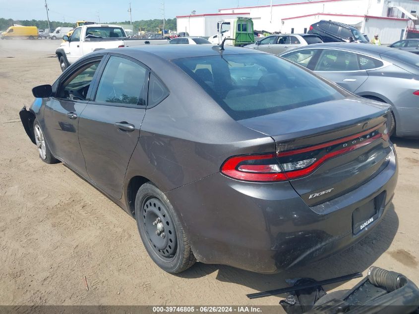 1C3CDFBB3FD301404 | 2015 DODGE DART