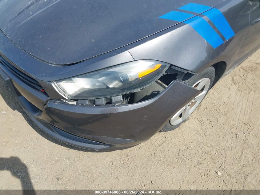 2015 Dodge Dart Sxt VIN: 1C3CDFBB3FD301404 Lot: 39746805