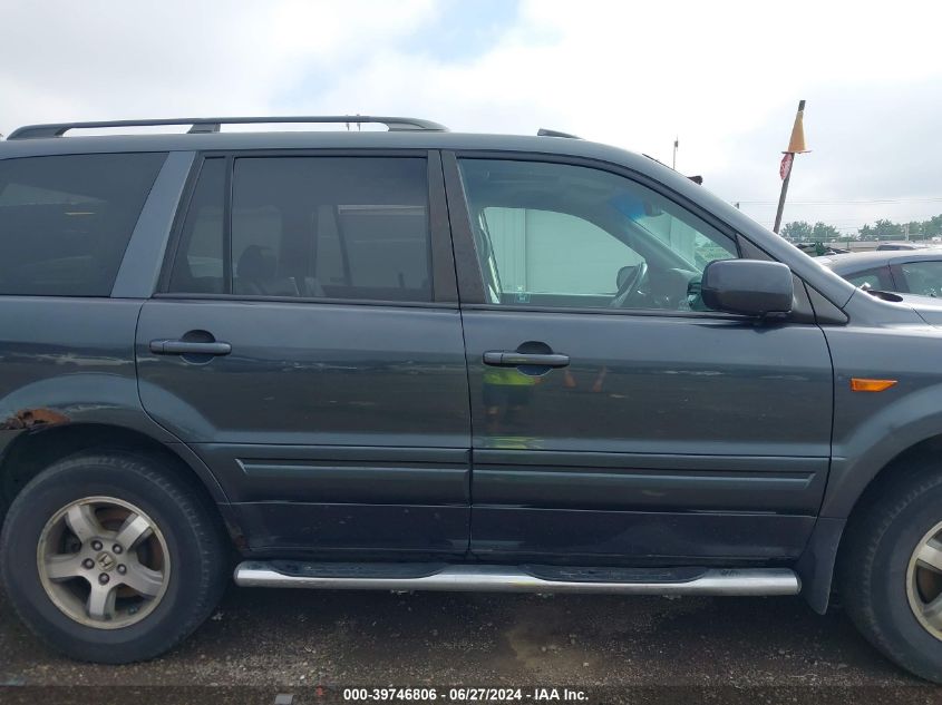 2006 Honda Pilot Ex-L VIN: 2HKYF18606H546860 Lot: 39746806