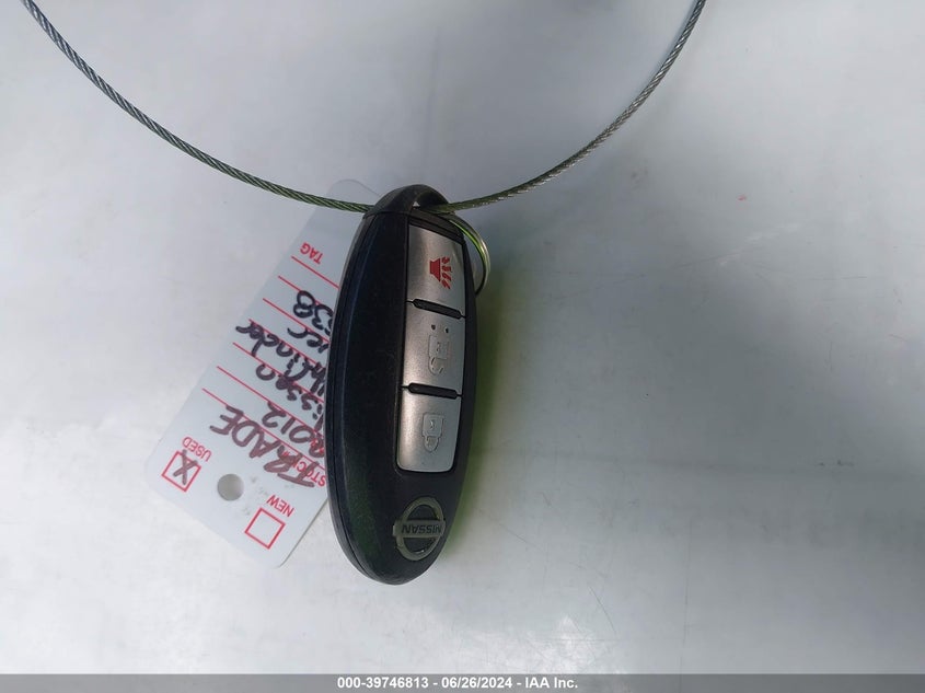 2012 Nissan Pathfinder S/Le/Se VIN: 5N1AR1NN6CC607538 Lot: 39746813