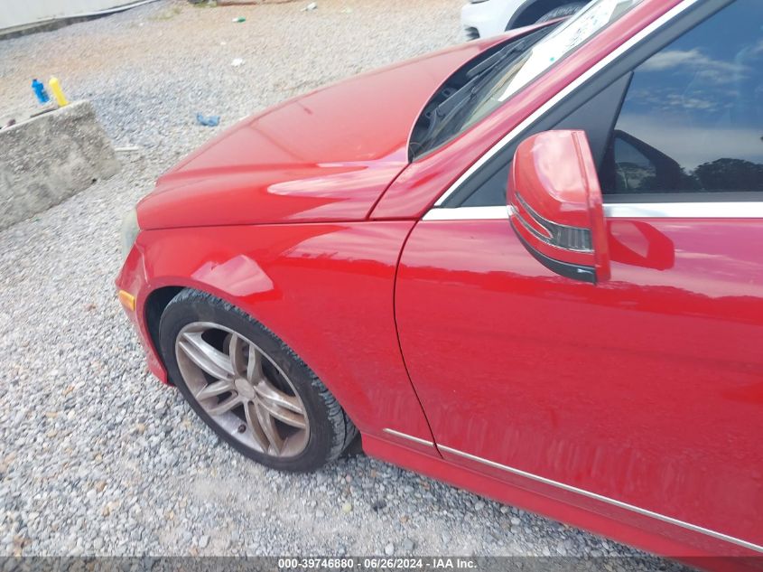 2013 Mercedes-Benz C 250 Luxury/Sport VIN: WDDGF4HB0DR296946 Lot: 39746880