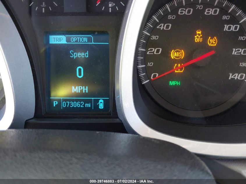 2013 Chevrolet Equinox Lt VIN: 2GNALPEK0D6115443 Lot: 39746883