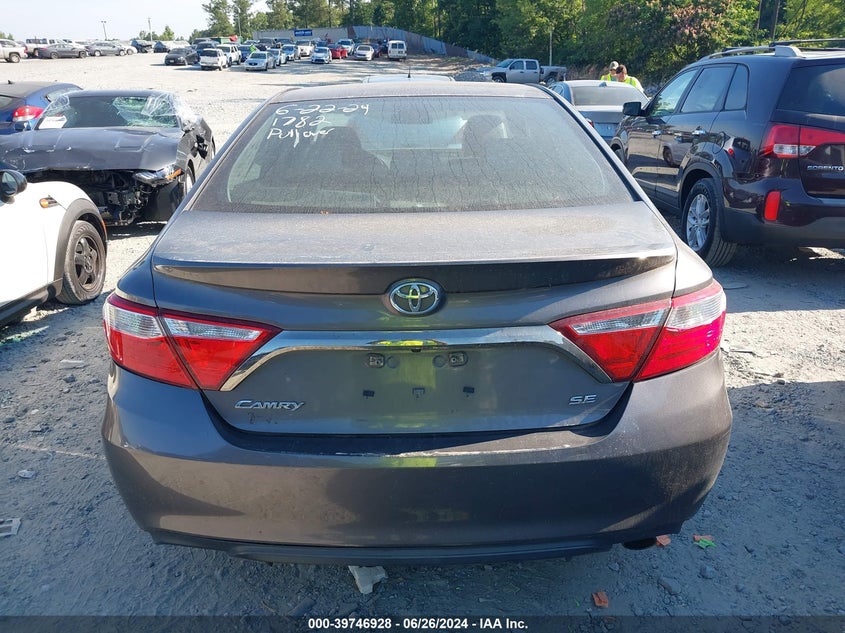 2016 Toyota Camry Se VIN: 4T1BF1FK9GU181782 Lot: 39746928