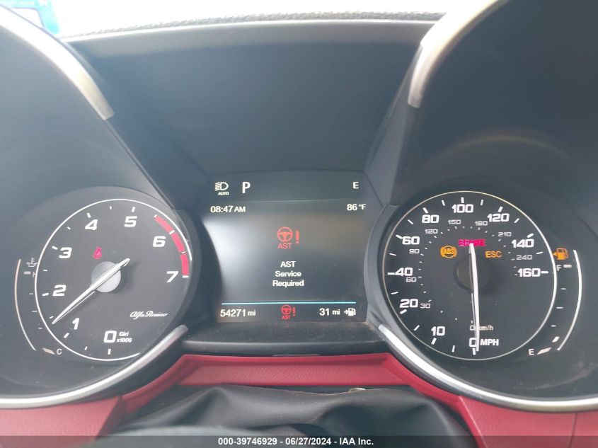 2019 Alfa Romeo Giulia Ti VIN: ZARFAMBN4K7610068 Lot: 39746929