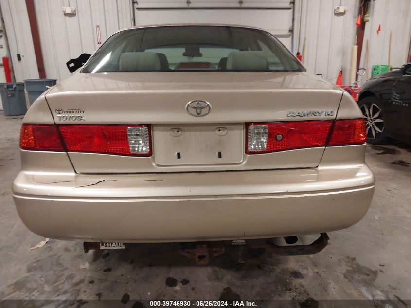 2000 Toyota Camry Le VIN: JT2BG22K1Y0506360 Lot: 39746930