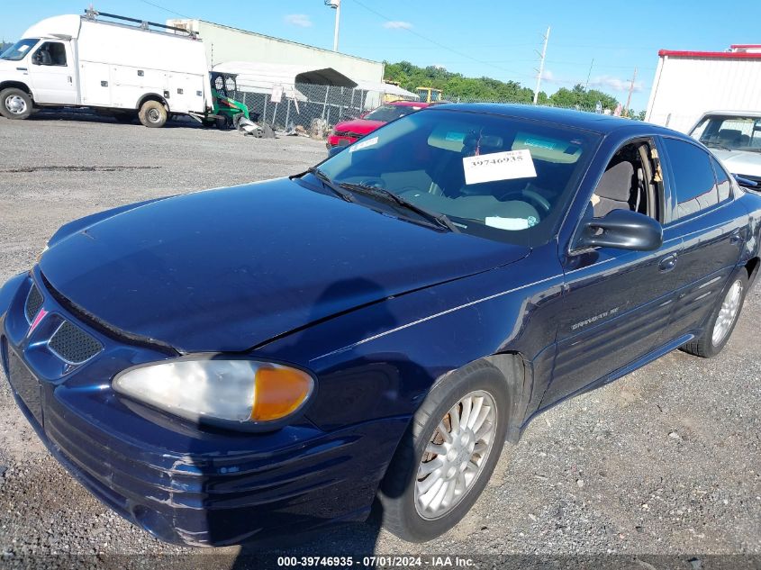 2000 Pontiac Grand Am Se1 VIN: 1G2NF52TXYC560566 Lot: 39746935