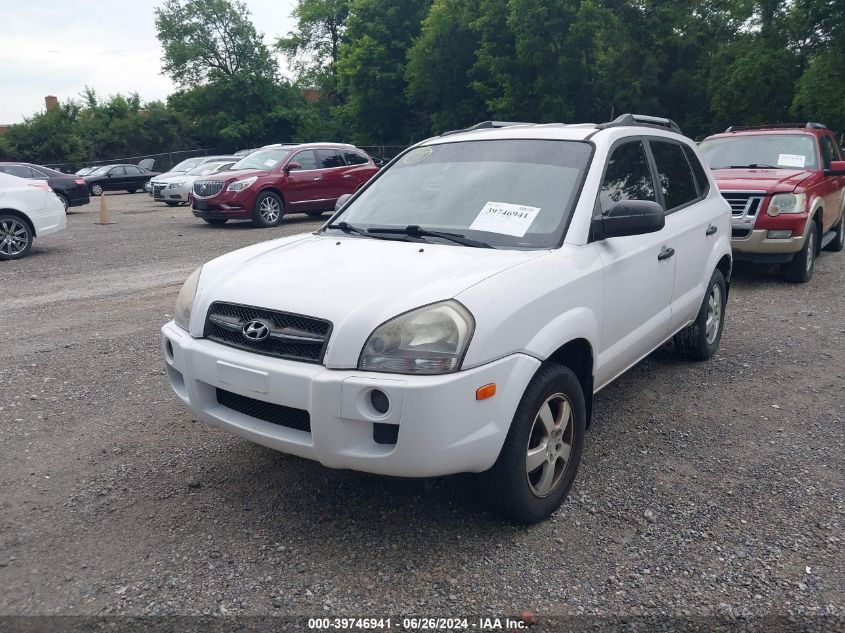 2008 Hyundai Tucson Gls VIN: KM8JM12B78U871040 Lot: 39746941