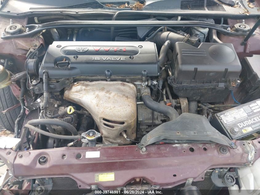 2004 Toyota Camry Le/Xle/Se VIN: 4T1BE32K54U282642 Lot: 39746981