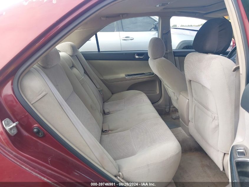 2004 Toyota Camry Le/Xle/Se VIN: 4T1BE32K54U282642 Lot: 39746981