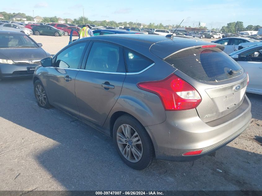 2012 Ford Focus Sel VIN: 1FAHP3M2XCL185419 Lot: 39747007