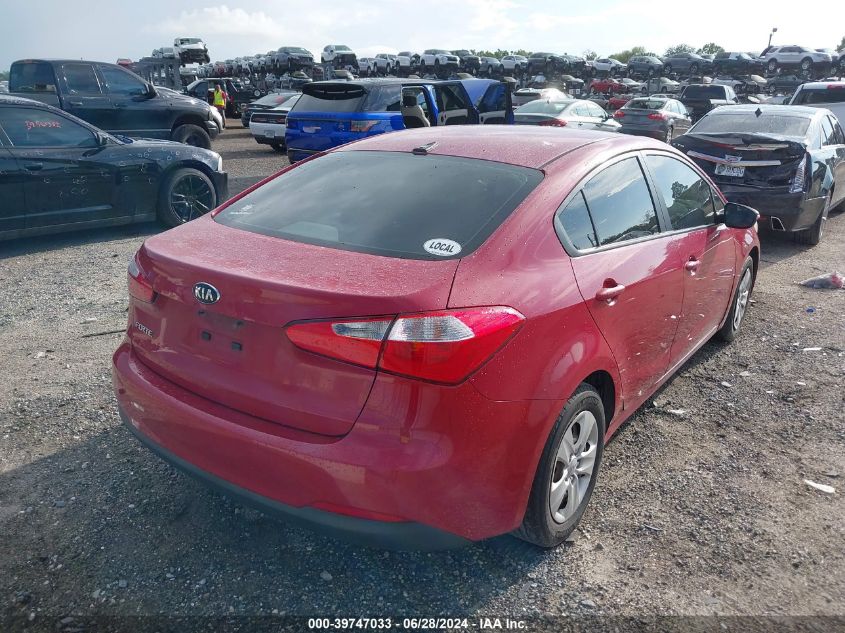 2015 Kia Forte Lx VIN: KNAFX4A68F5257450 Lot: 39747033