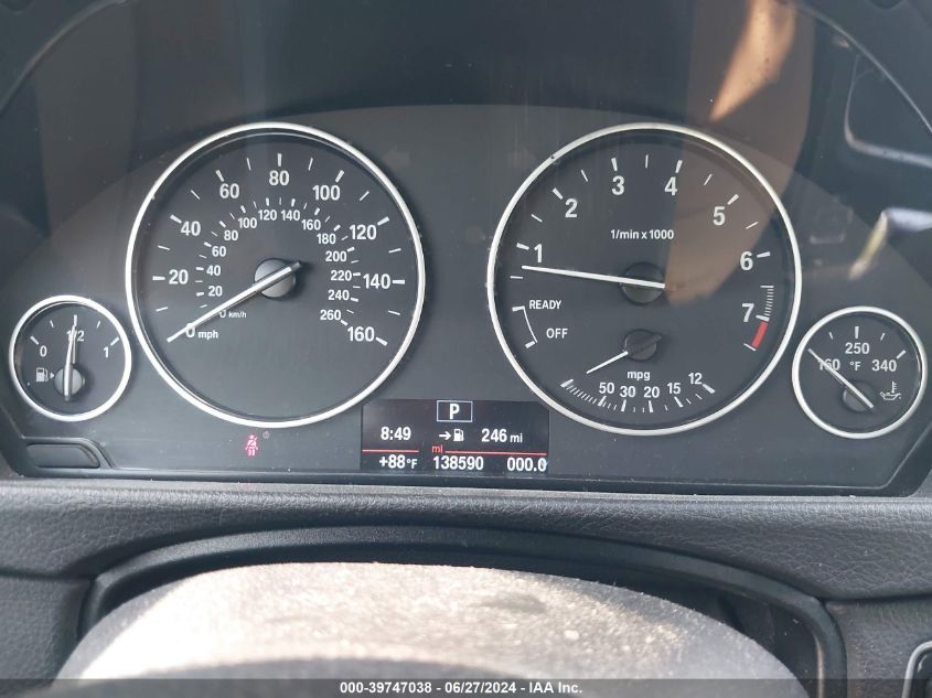 2016 BMW 320 I VIN: WBA8A9C54GK616002 Lot: 39747038