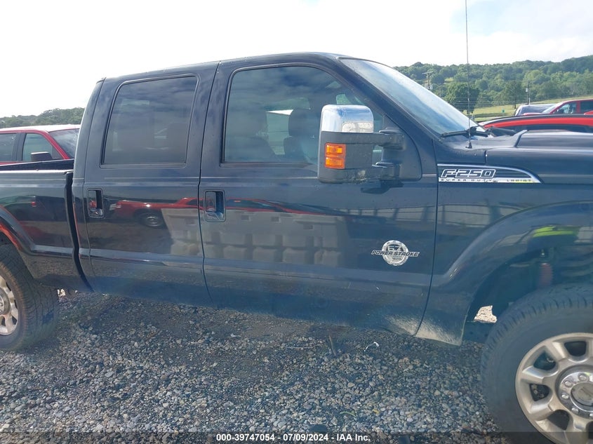 2012 Ford F-250 Lariat VIN: 1FT7W2BTXCEB59986 Lot: 39747054