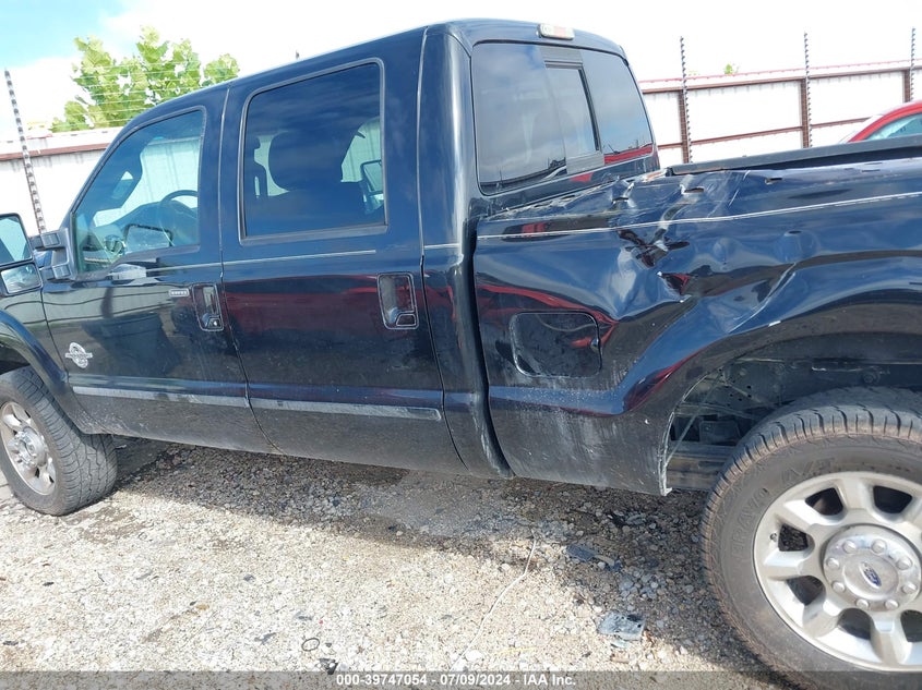 2012 Ford F-250 Lariat VIN: 1FT7W2BTXCEB59986 Lot: 39747054