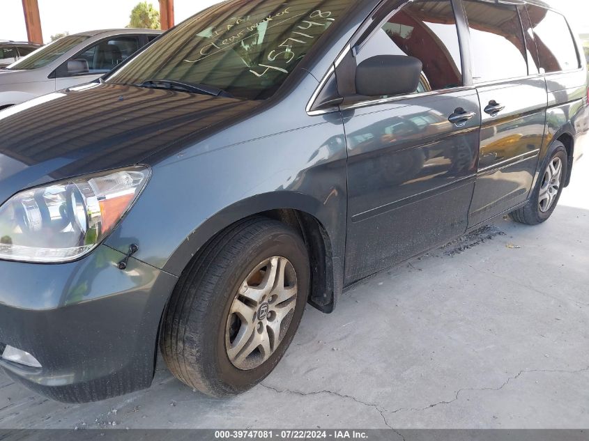 2006 Honda Odyssey Ex-L VIN: 5FNRL38786B457148 Lot: 39747081