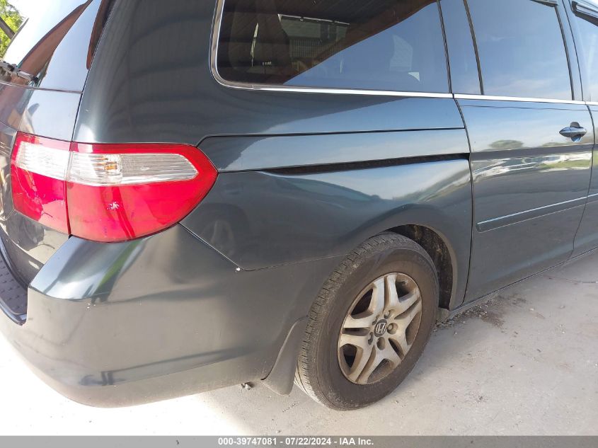 2006 Honda Odyssey Ex-L VIN: 5FNRL38786B457148 Lot: 39747081