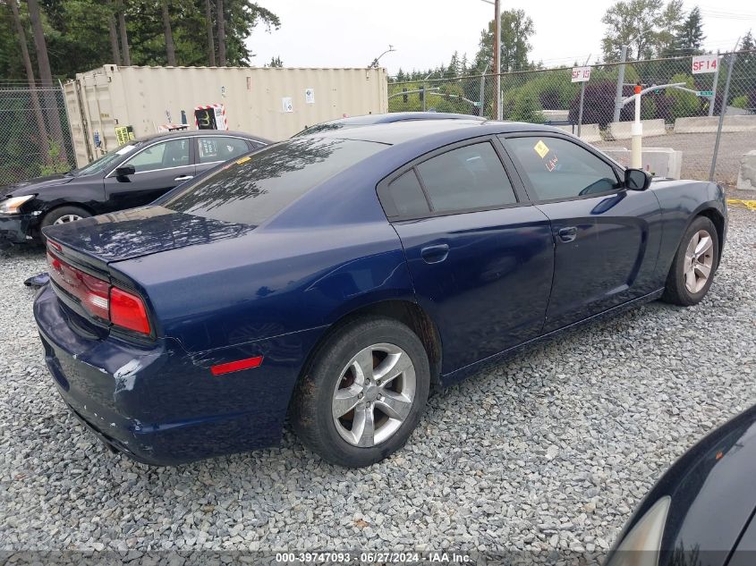 VIN 2C3CDXBGXDH609543 2013 Dodge Charger, SE no.4