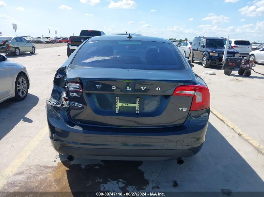 2012 Volvo S60 T5 VIN: YV1622FS9C2080006 Lot: 39747118