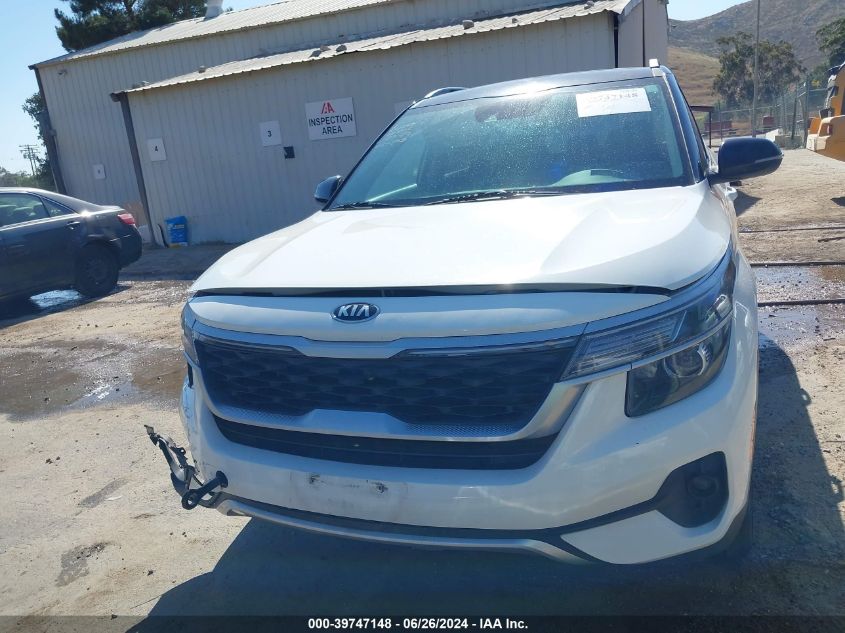 2021 Kia Seltos S VIN: KNDEUCAA5M7204163 Lot: 39747148