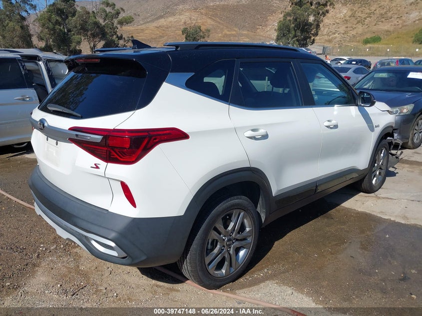 2021 Kia Seltos S VIN: KNDEUCAA5M7204163 Lot: 39747148