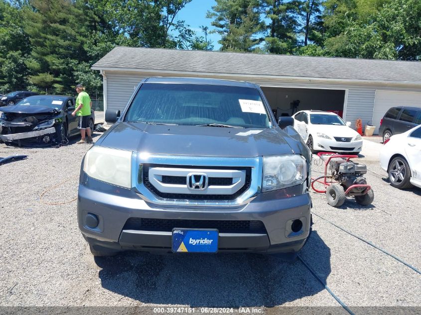 2010 Honda Pilot Lx VIN: 5FNYF4H29AB025822 Lot: 39747151