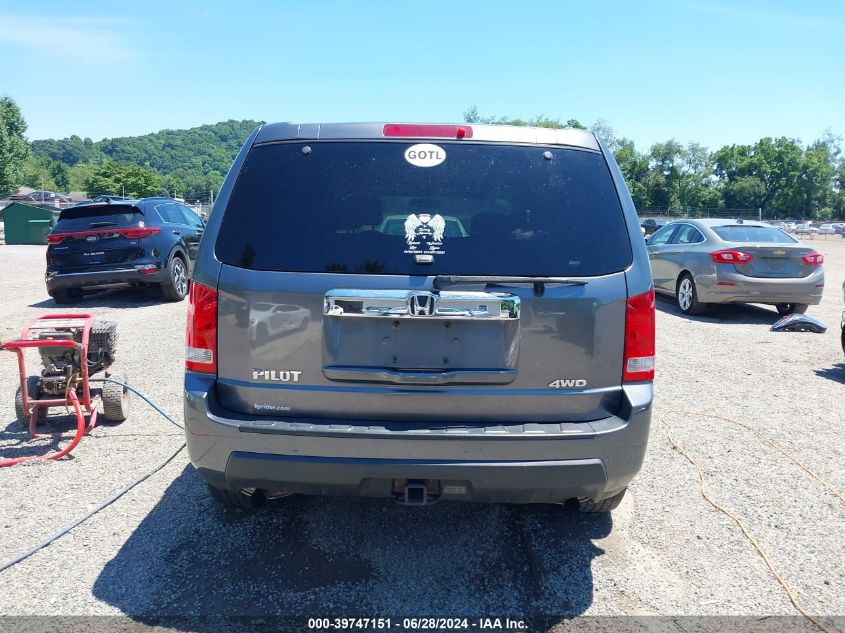 2010 Honda Pilot Lx VIN: 5FNYF4H29AB025822 Lot: 39747151