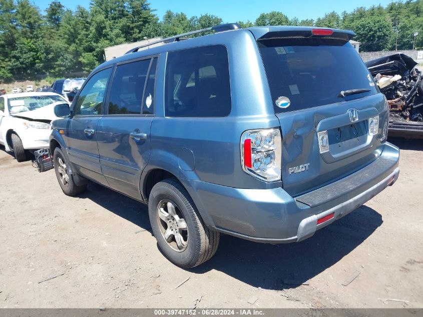 2008 Honda Pilot Ex-L VIN: 5FNYF18508B025498 Lot: 39747152