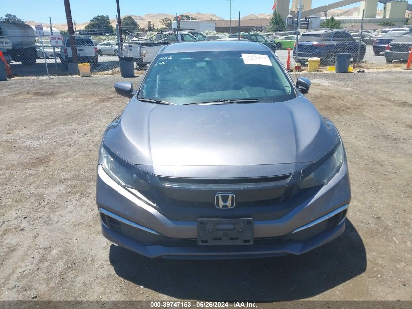 2020 Honda Civic Lx VIN: 19XFC2F65LE212588 Lot: 39747153