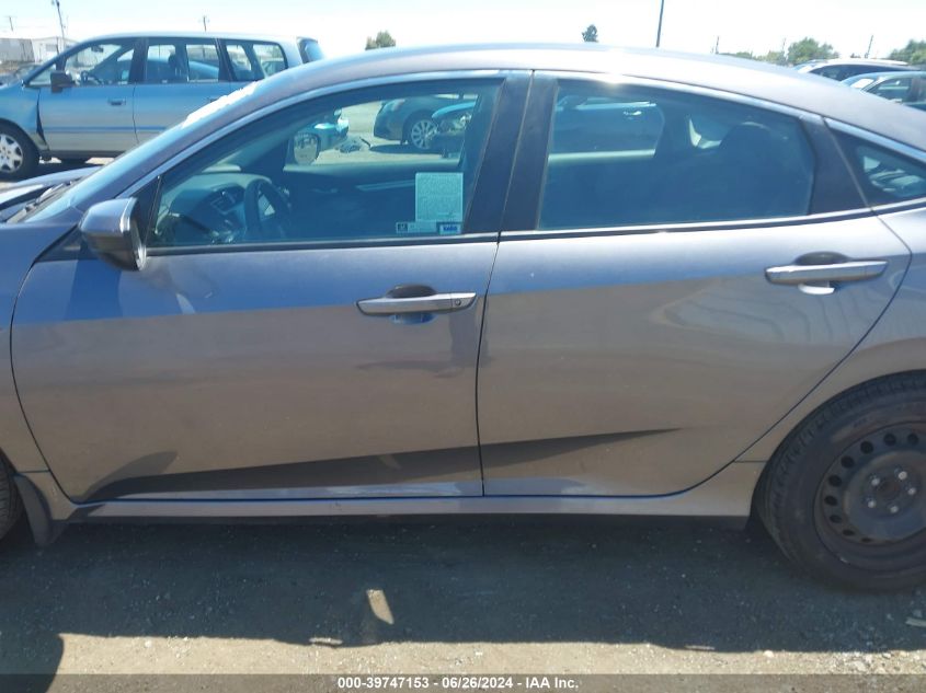 2020 Honda Civic Lx VIN: 19XFC2F65LE212588 Lot: 39747153