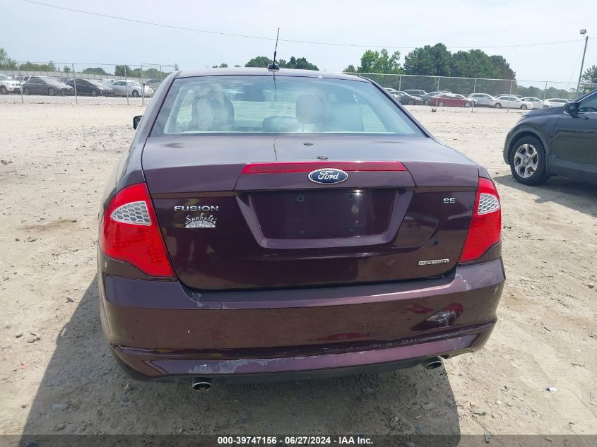 2011 Ford Fusion Se VIN: 3FAHP0HG2BR344213 Lot: 39747156