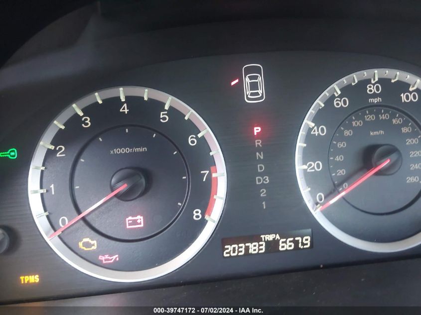 2011 Honda Accord 2.4 Lx-P VIN: 1HGCP2F45BA079341 Lot: 39747172