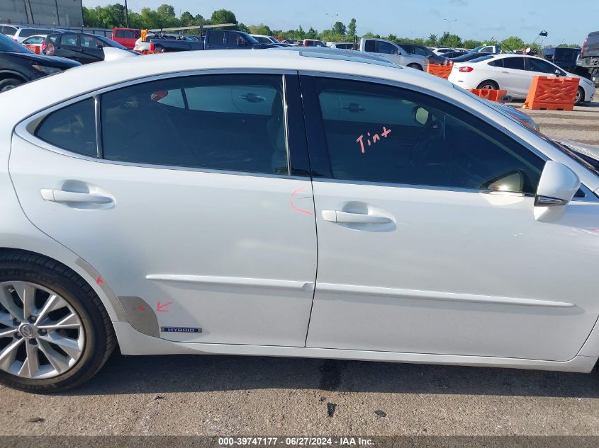 2015 Lexus Es 300H 300H VIN: JTHBW1GG1F2077522 Lot: 39747177